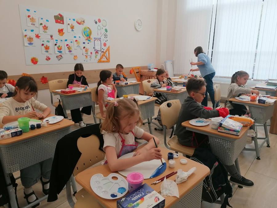 Творческий мастер-класс по рисованию осеннего пейзажа